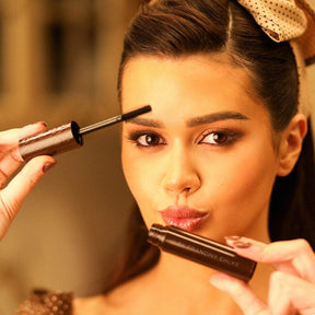 KIT FRAN CHOCOEYES MÁSCARA CILIOS MARROM E LÁPIS MULTIFUNCIONAL BY FRANCINY EHLKE